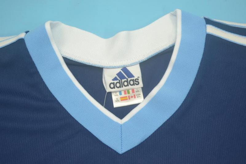 Thailand Quality(AAA) 1998 Argentina Away Retro Soccer Jersey