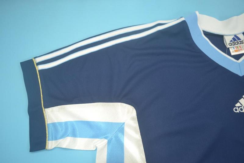 Thailand Quality(AAA) 1998 Argentina Away Retro Soccer Jersey