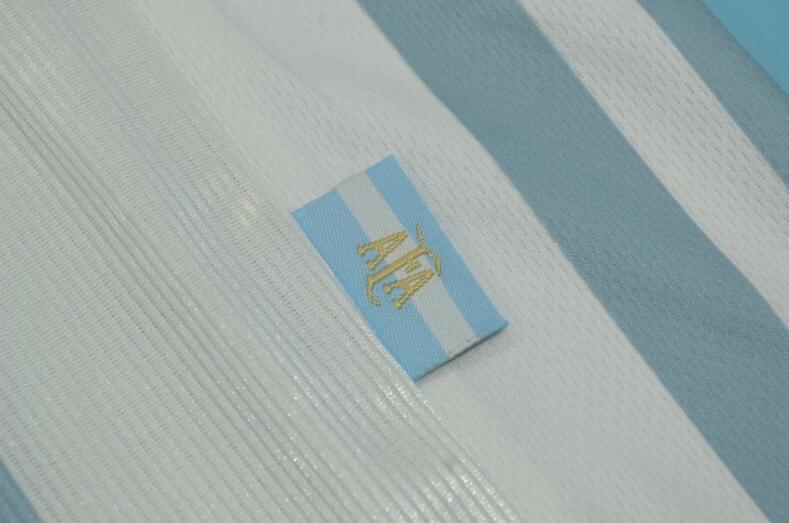 Thailand Quality(AAA) 1998 Argentina Home Retro Soccer Jersey