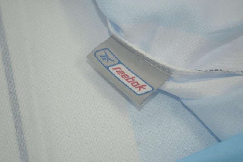 Thailand Quality(AAA) 2001 Argentina Home Retro Soccer Jersey