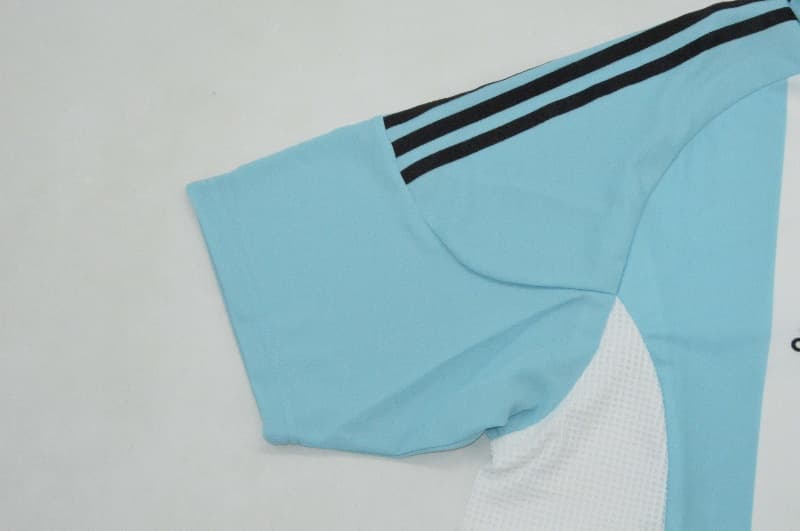 Thailand Quality(AAA) 2002 Argentina Home Retro Soccer Jersey