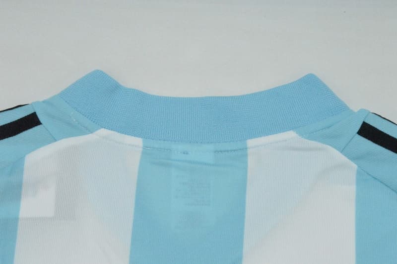 Thailand Quality(AAA) 2002 Argentina Home Retro Soccer Jersey