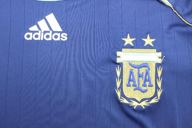 Thailand Quality(AAA) 2006 Argentina Away Retro Soccer Jersey (Player)