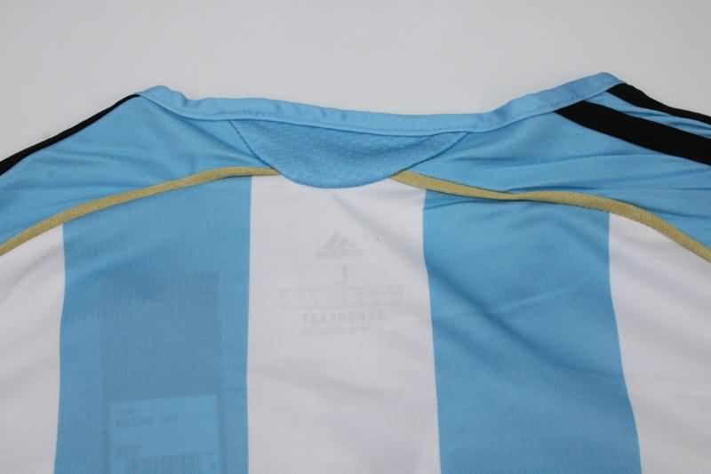 Thailand Quality(AAA) 2006 Argentina Home Retro Soccer Jersey