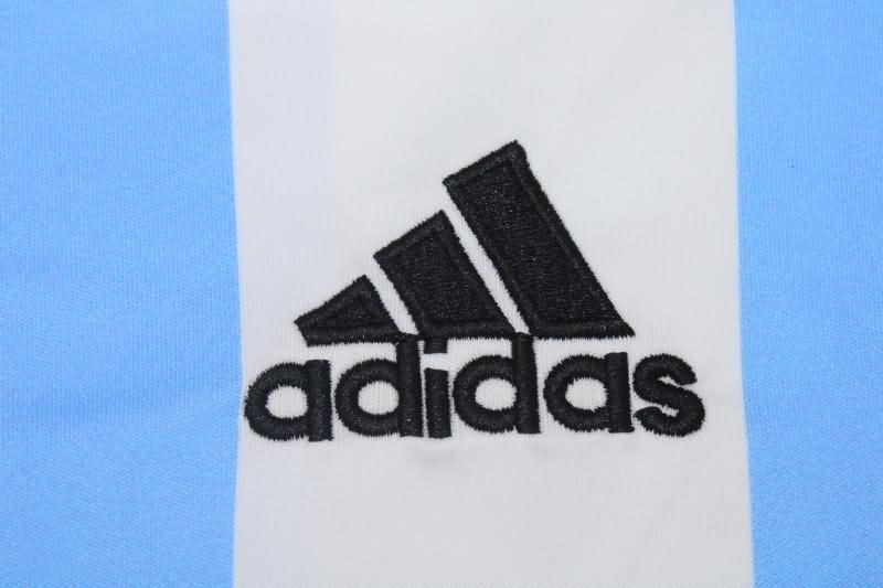 Thailand Quality(AAA) 2006 Argentina Home Long Sleeve Retro Soccer Jersey