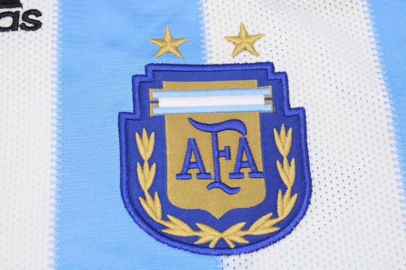 Thailand Quality(AAA) 2010 Argentina Home Retro Soccer Jersey