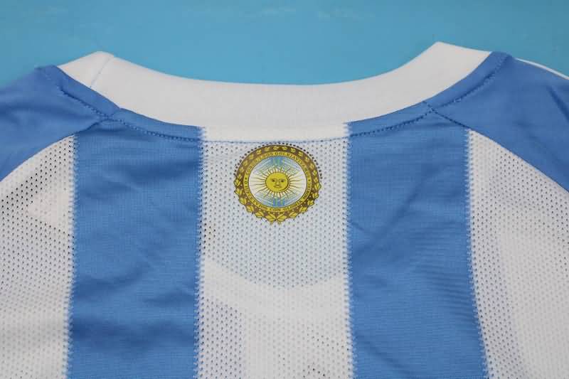 Thailand Quality(AAA) 2010 Argentina Home Retro Soccer Jersey