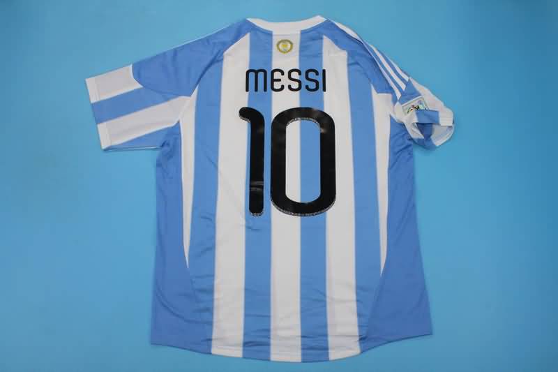 Thailand Quality(AAA) 2010 Argentina Home Retro Soccer Jersey