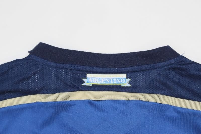 Thailand Quality(AAA) 2014 Argentina Away Retro Soccer Jersey