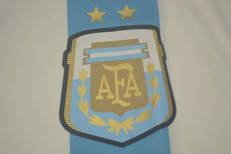 Thailand Quality(AAA) 2014 Argentina Home Retro Soccer Jersey(Player)