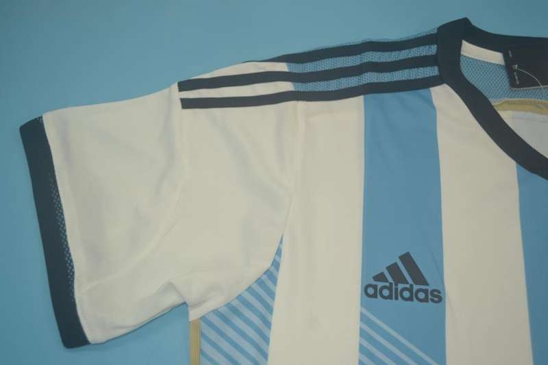 Thailand Quality(AAA) 2014 Argentina Home Retro Soccer Jersey(Player)