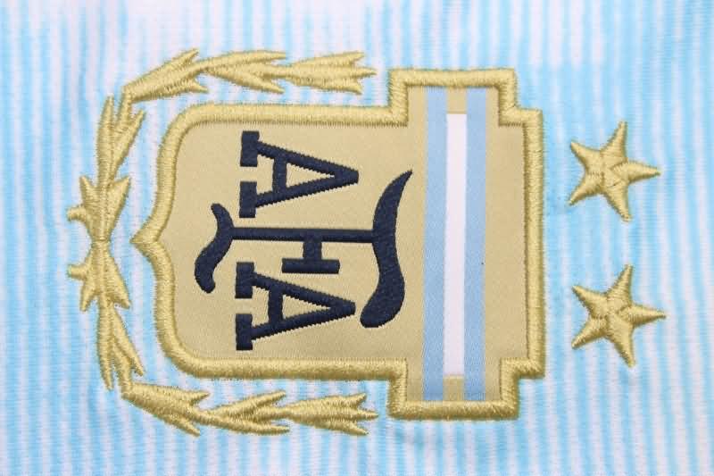 Thailand Quality(AAA) 2019 Argentina Home Retro Soccer Jersey