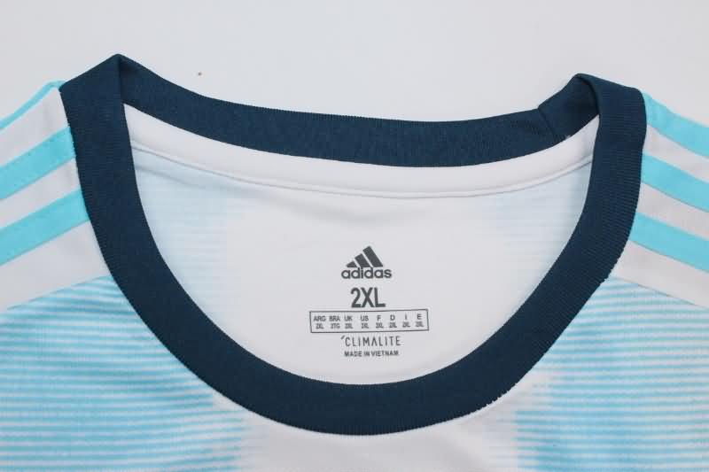 Thailand Quality(AAA) 2019 Argentina Home Retro Soccer Jersey