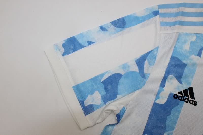 Thailand Quality(AAA) 2021 Argentina Home Retro Soccer Jersey (Player)