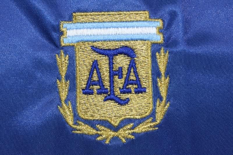 Thailand Quality(AAA) 1991/93 Argentina Away Retro Soccer Jersey