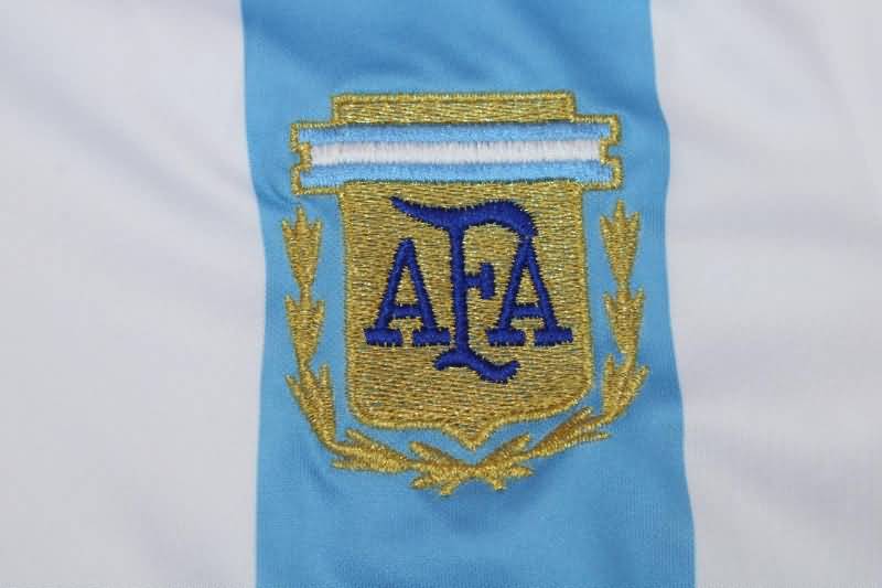 Thailand Quality(AAA) 1991/93 Argentina Home Retro Soccer Jersey