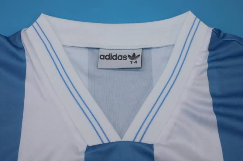 Thailand Quality(AAA) 1991/93 Argentina Home Retro Soccer Jersey