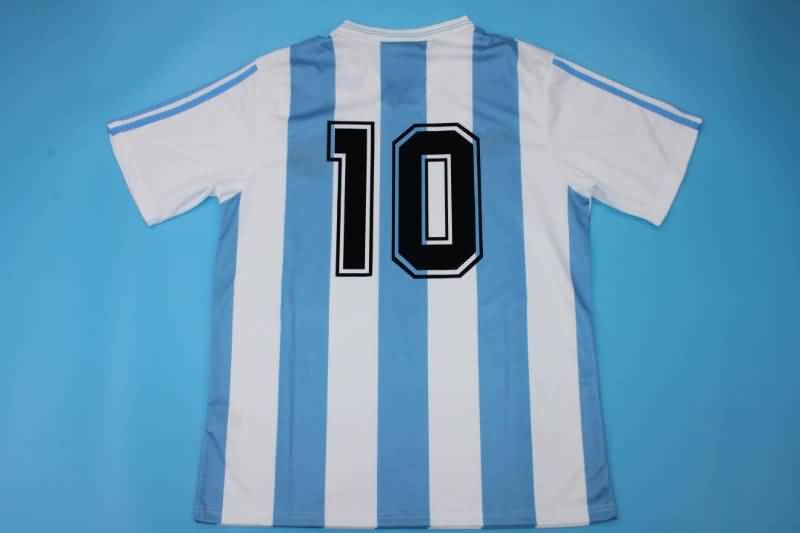 Thailand Quality(AAA) 1991/93 Argentina Home Retro Soccer Jersey