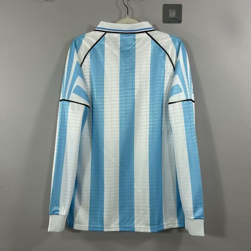 Thailand Quality(AAA) 1996/97 Argentina Home Long Sleeve Retro Soccer Jersey