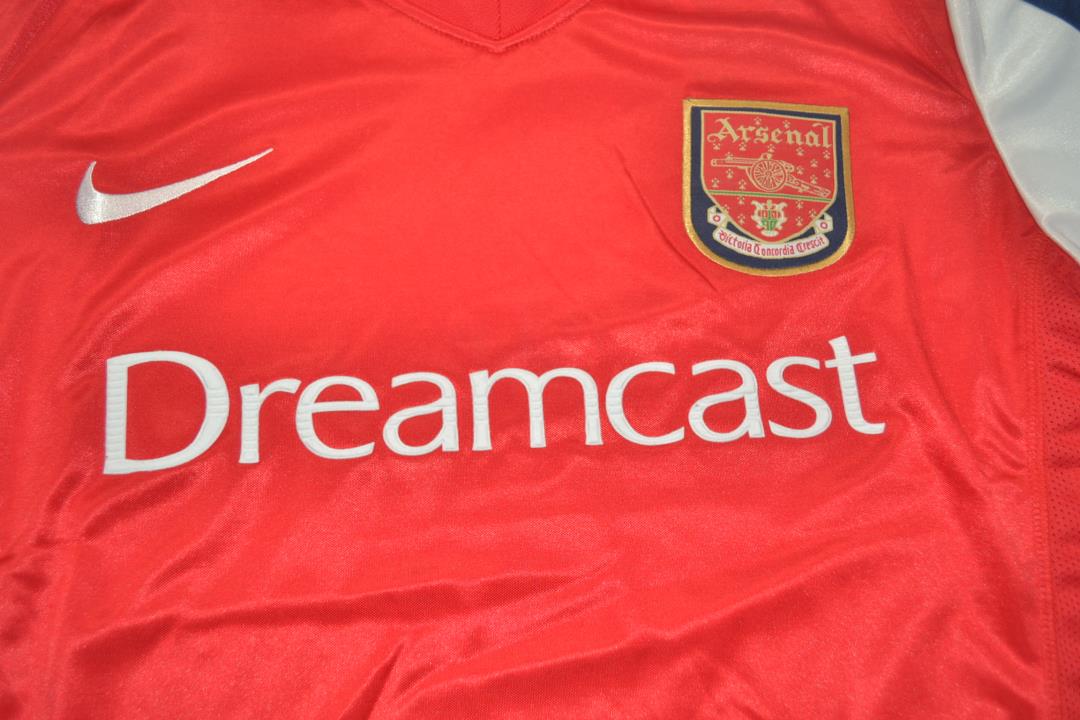 Thailand Quality(AAA) 2000/01 Arsenal Home Retro Soccer Jersey