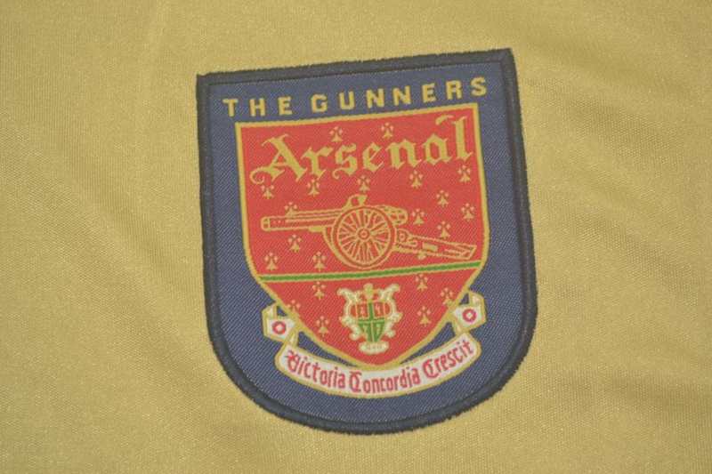 Thailand Quality(AAA) 2001/02 Arsenal Away Retro Soccer Jersey