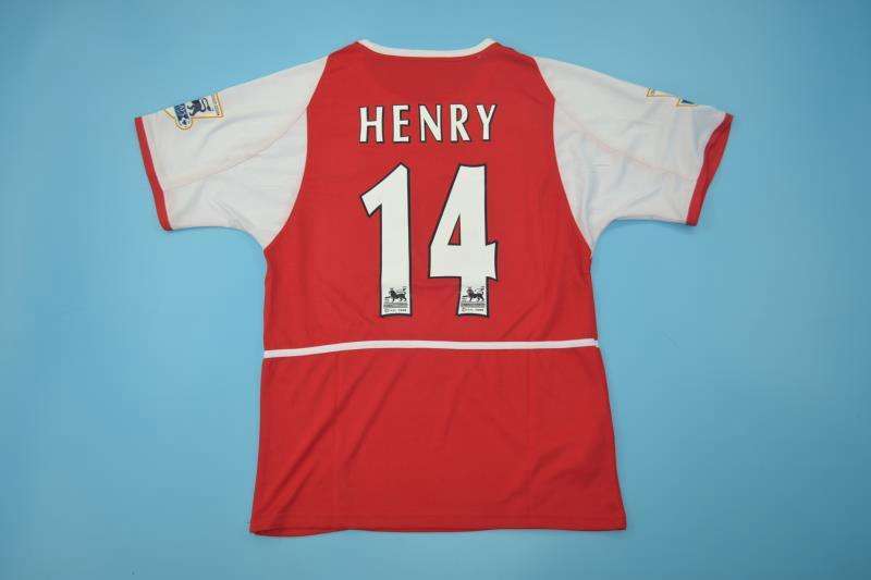 Thailand Quality(AAA) 2002/04 Arsenal Home Retro Soccer Jersey