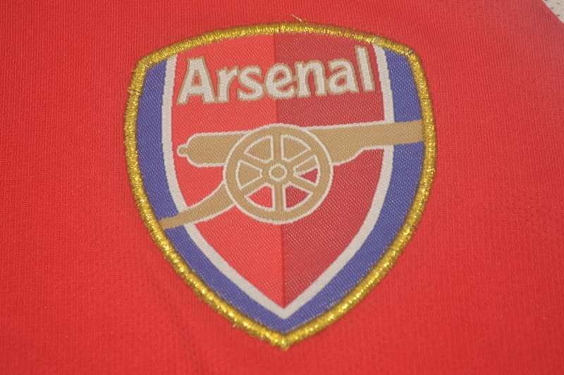 Thailand Quality(AAA) 2002/04 Arsenal Home Retro Soccer Jersey(L/S)