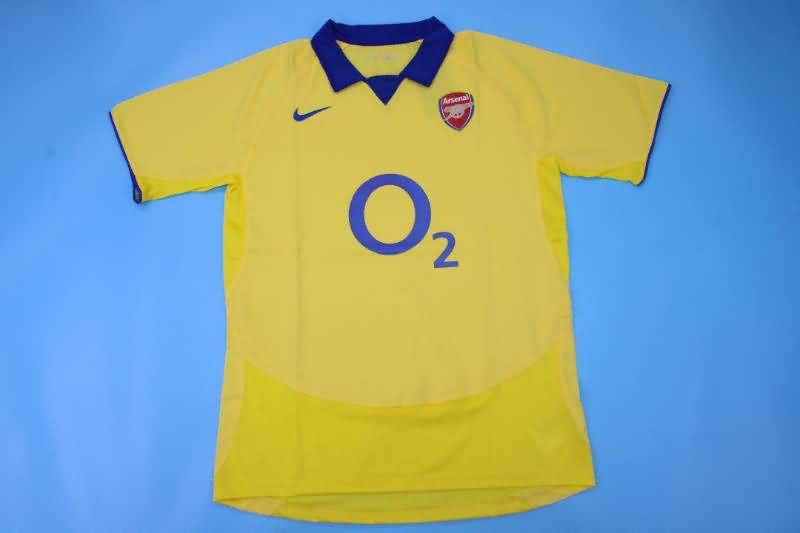 Thailand Quality(AAA) 2003/04 Arsenal Away Retro Soccer Jersey