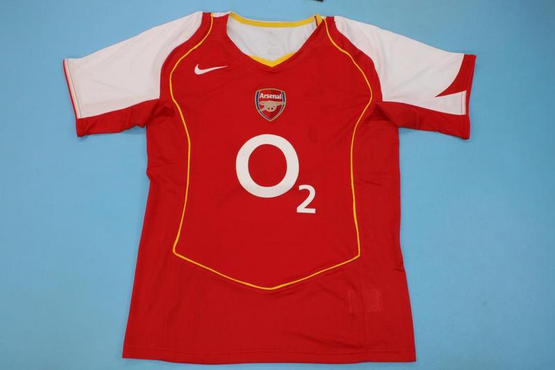 Thailand Quality(AAA) 2004/05 Arsenal Home Retro Soccer Jersey