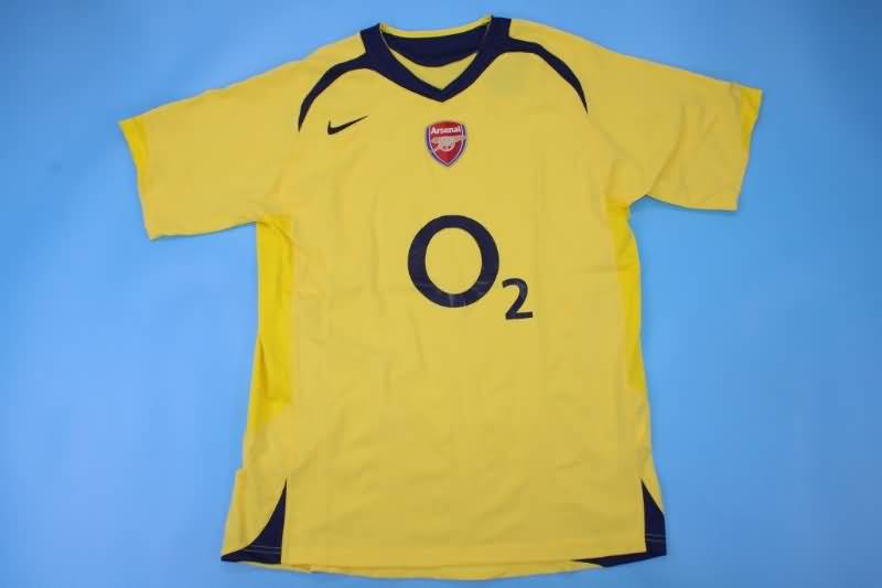 Thailand Quality(AAA) 2005/06 Arsenal Away Retro Soccer Jersey