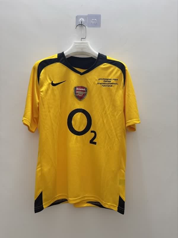 Thailand Quality(AAA) 2005/06 Arsenal Away Final Retro Soccer Jersey Thailand Quality(AAA) 2005/06 Arsenal Away Final Retro Soccer Jersey