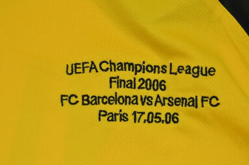 Thailand Quality(AAA) 2005/06 Arsenal Away Final Retro Soccer Jersey