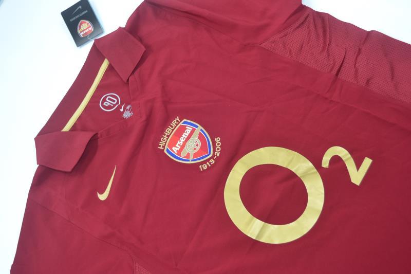 Thailand Quality(AAA) 2005/06 Arsenal Home Retro Soccer Jersey