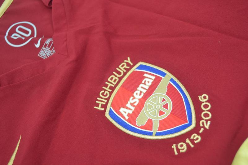 Thailand Quality(AAA) 2005/06 Arsenal Home Retro Soccer Jersey