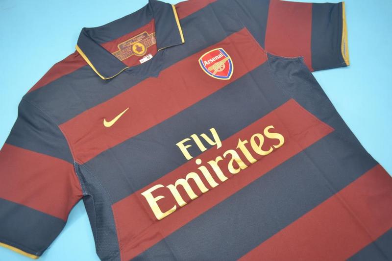 Thailand Quality(AAA) 2007/08 Arsenal Away Retro Soccer Jersey