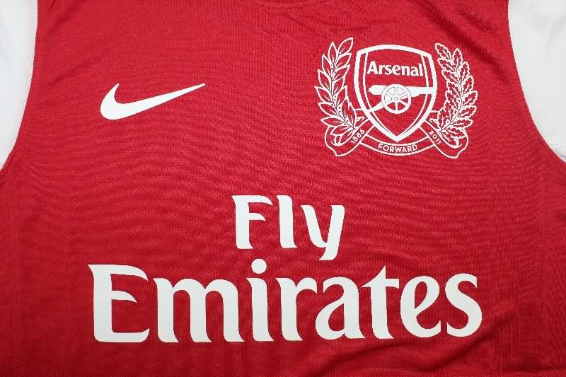 Thailand Quality(AAA) 2011/12 Arsenal Home Retro Soccer Jersey (Player)