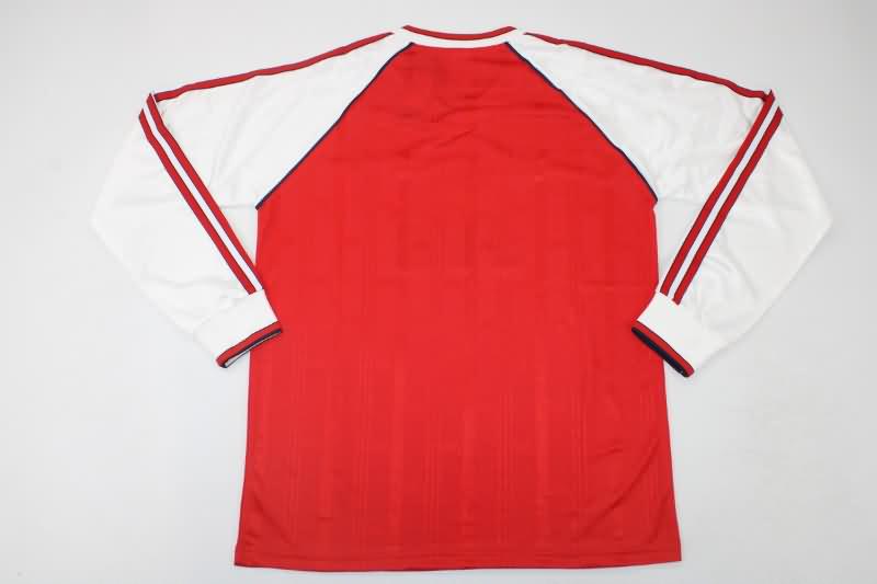 Thailand Quality(AAA) 1988/90 Arsenal Home Long Sleeve Retro Soccer Jersey