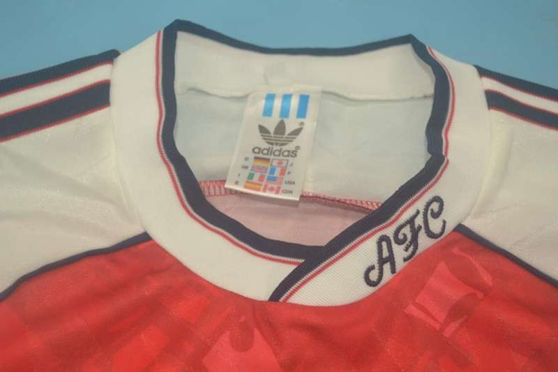 Thailand Quality(AAA) 1990/92 Arsenal Home Retro Soccer Jersey