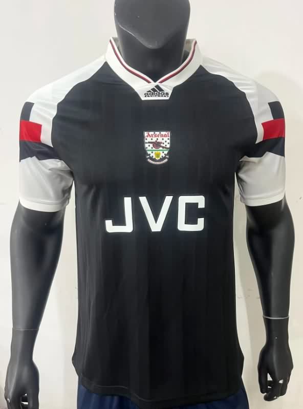 Thailand Quality(AAA) 1992/94 Arsenal Black Retro Soccer Jersey