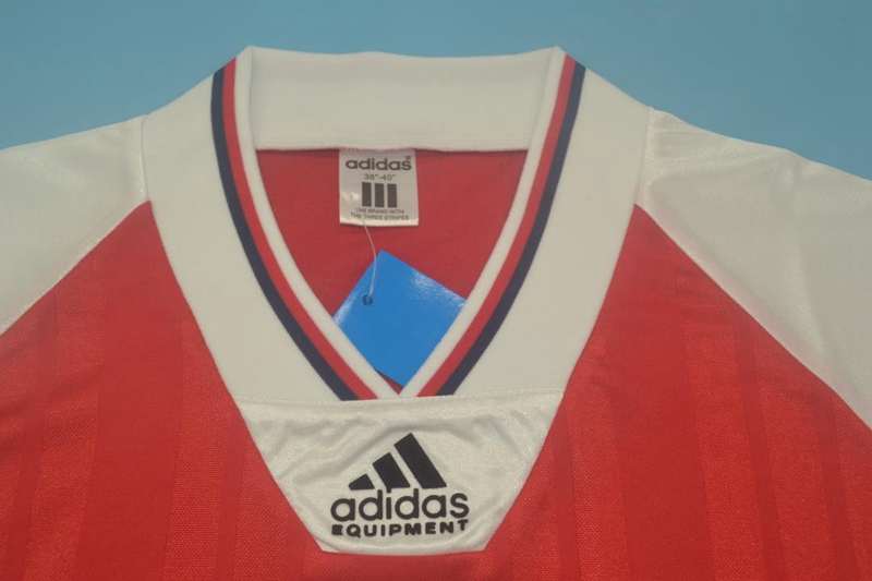Thailand Quality(AAA) 1992/94 Arsenal Home Retro Soccer Jersey