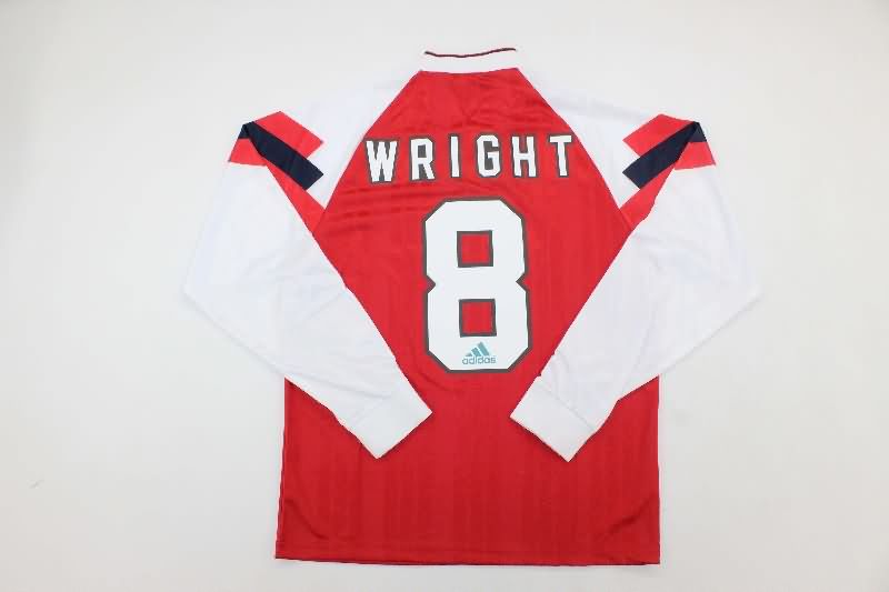 Thailand Quality(AAA) 1992/94 Arsenal Home Retro Long Sleeve Soccer Jersey