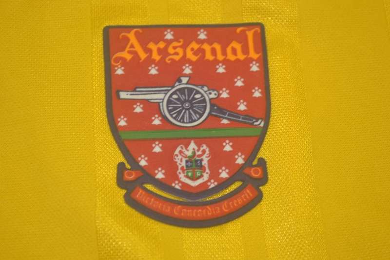 Thailand Quality(AAA) 1993/94 Arsenal Away Retro Soccer Jersey
