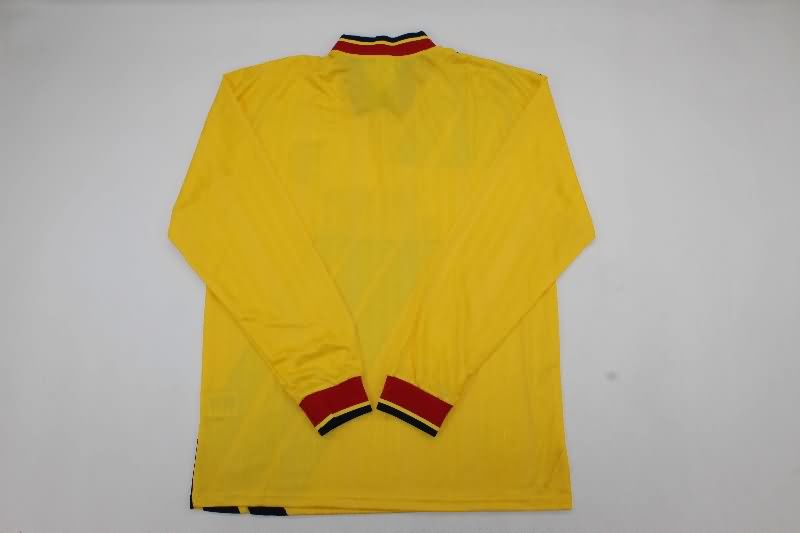 Thailand Quality(AAA) 1993/94 Arsenal Away Retro Long Sleeve Soccer Jersey