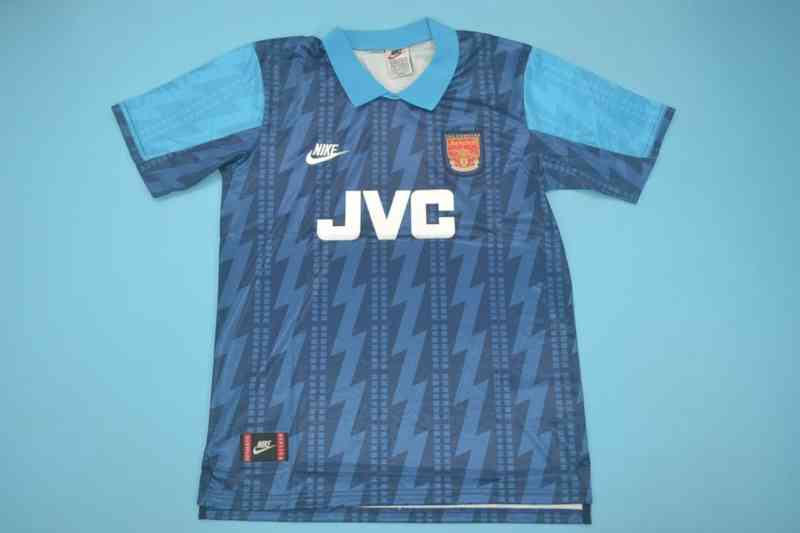 Thailand Quality(AAA) 1994/95 Arsenal Away Retro Soccer Jersey