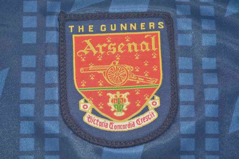 Thailand Quality(AAA) 1994/95 Arsenal Away Retro Soccer Jersey
