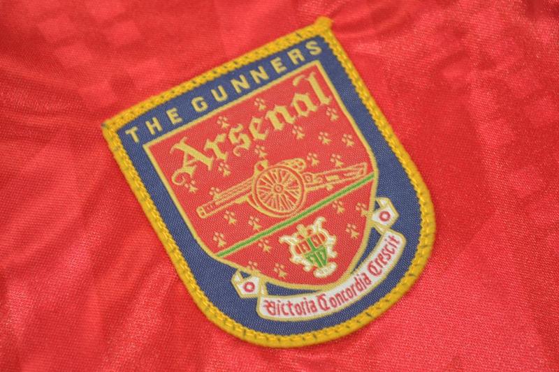 Thailand Quality(AAA) 1994/95 Arsenal Home Retro Soccer Jersey