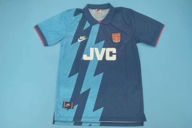 Thailand Quality(AAA) 1995/96 Arsenal Away Retro Soccer Jersey