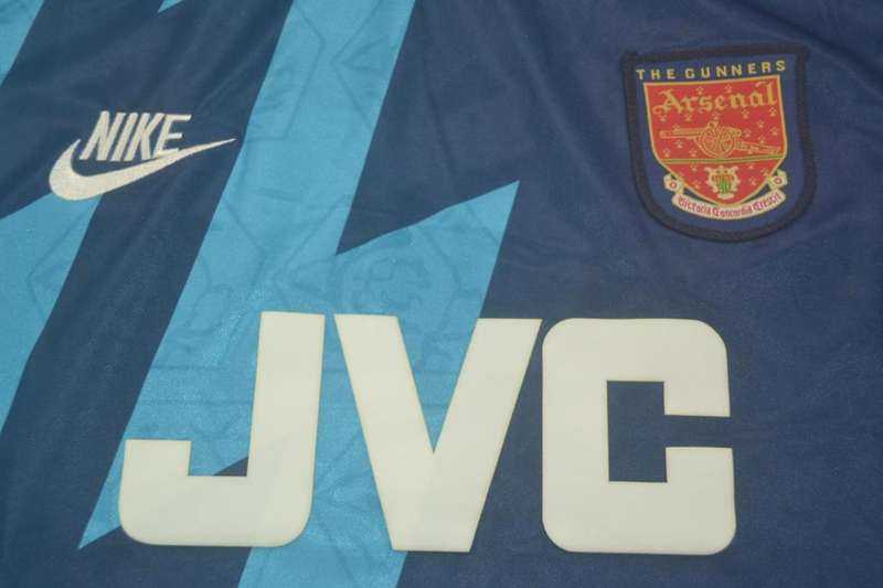 Thailand Quality(AAA) 1995/96 Arsenal Away Retro Soccer Jersey