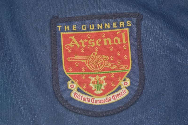Thailand Quality(AAA) 1995/96 Arsenal Away Retro Soccer Jersey