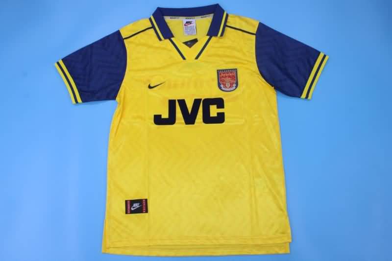 Thailand Quality(AAA) 1996/97 Arsenal Away Retro Soccer Jersey